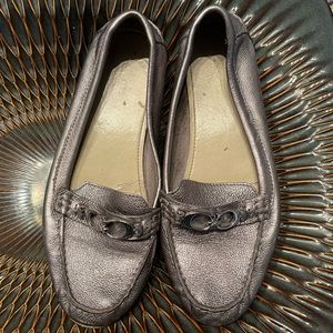 Coach Silver Loafer